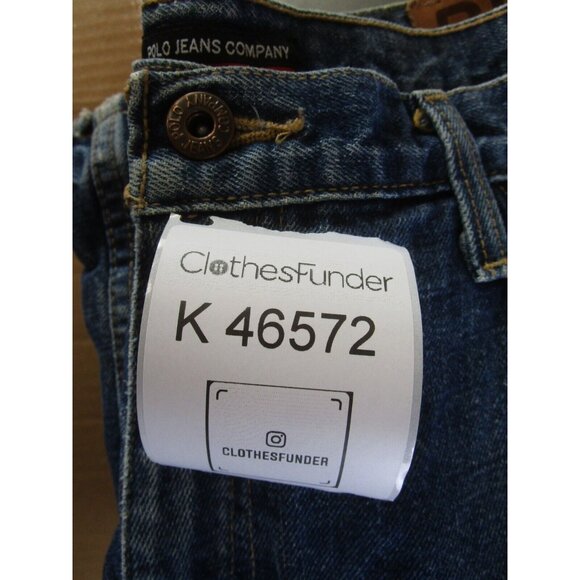 VINTAGE Ralph Lauren Polo Jeans 34X30 Carpenter C-5 Baggy Skater 90s * - Picture 14 of 14